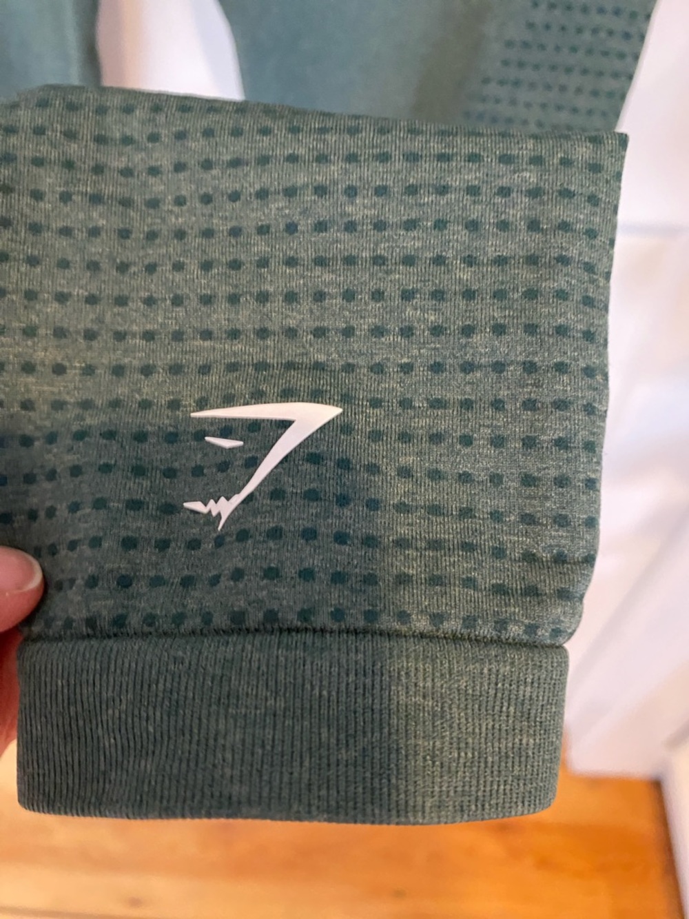 Gymshark Dark Green Seamless High-Waist Leggings - Picture 6 of 11